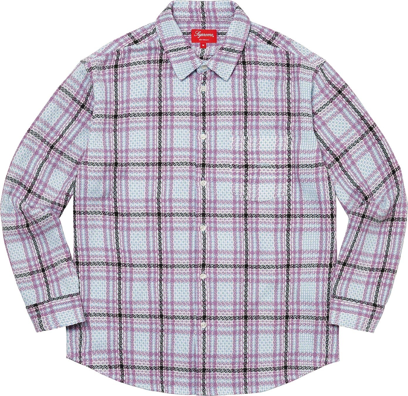 Basket Weave Plaid Shirt view 8
